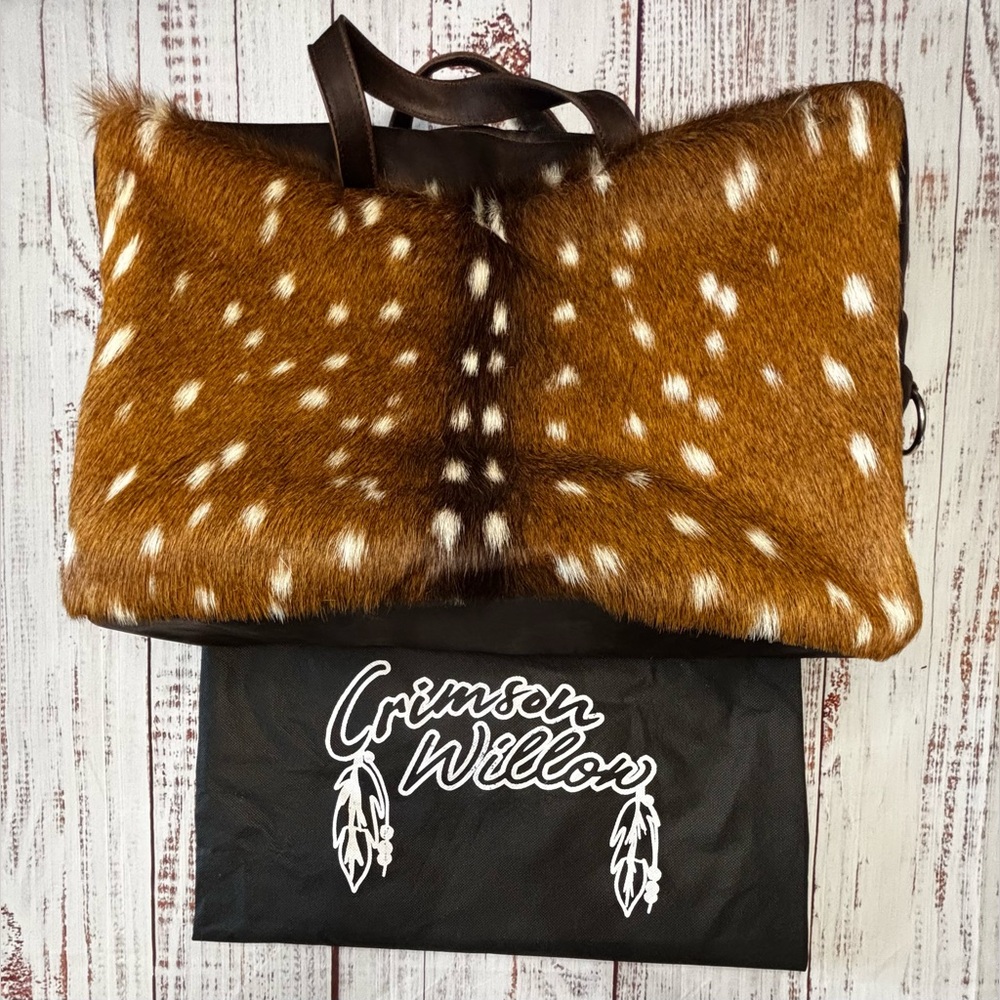 Crimson Willow Axis Hide Bag - Picture 7 of 10